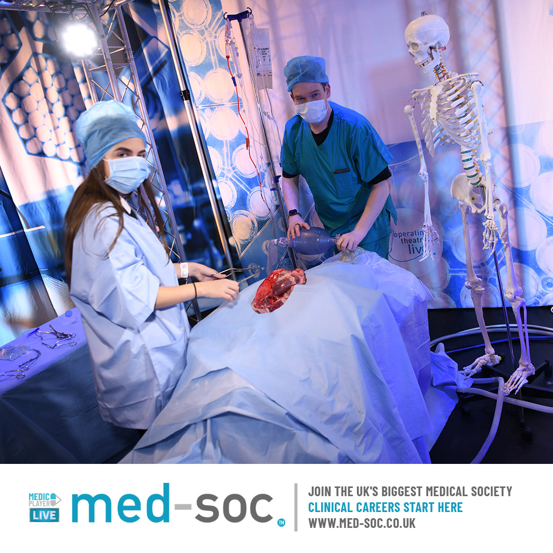 Med-soc is the next generation of live-event for aspiring medical and healthcare students 14+. 👩‍⚕️

Med-soc -Join the UK's biggest medical society. Clinical careers start here 🧠💀 med-soc.co.uk