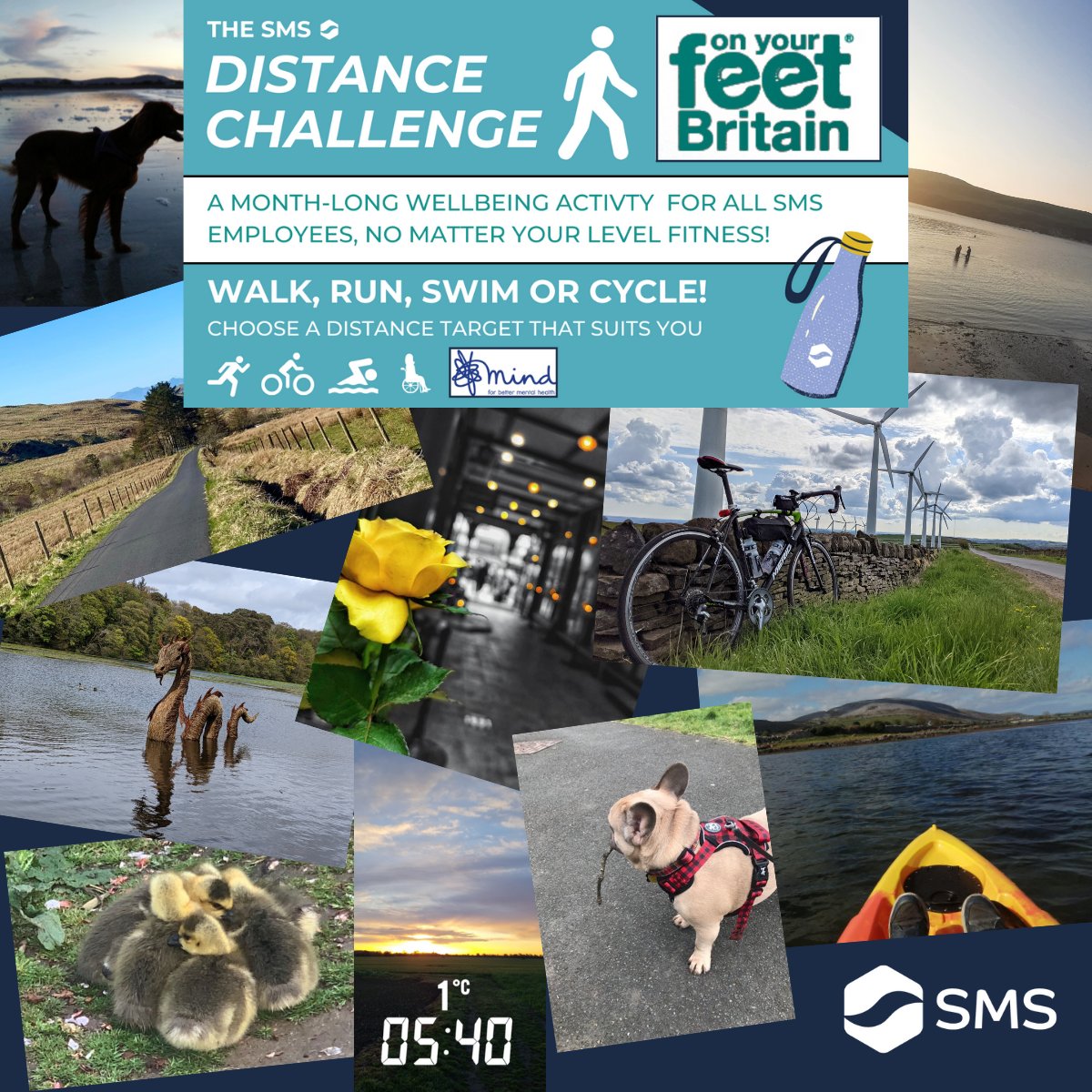 SMS_Energy's tweet photo. With Mental Health Awareness Week being all about nature, we set a Distance Challenge to cover 100k, 200k or 300k during May 2021. Watch this space for more updates and inspo!
#smartenergyrevolution #mentalhealthawarenessweek #nature #distancechallenge #onlyfootprintimleaving https://t.co/HSUpEaZSDs