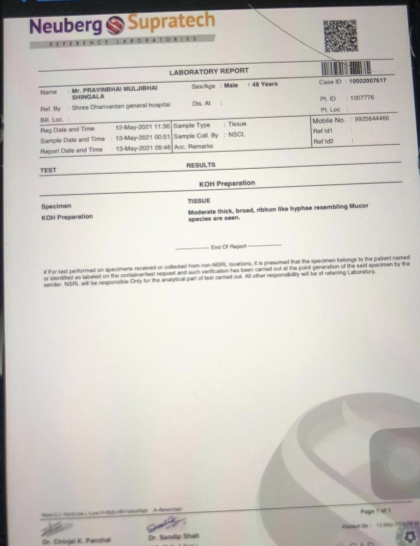 Urgent need of 30 Injections of #AmphotericinB (Amphonex 50 MG) of <a href="/BSV_Global/">Bharat Serums And Vaccines Limited</a> for Ahmedabad Location.

Patient Name.  : Pravinbhai Shingala
Hospital Name : Shri Dhanvantary General Hospital, Ahmedabad.

<a href="/SonuSood/">sonu sood</a> <a href="/sudhirchaudhary/">Sudhir Chaudhary</a> <a href="/RubikaLiyaquat/">Rubika Liyaquat</a> 

#Mucormycosis #BlackFungus