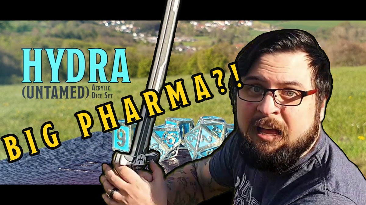 Nat1Fun's tweet photo. Enjoy this new short! What if big pharma ran D&amp;D? SHARE IT OUT!

➡️https://t.co/hwRHH1bFNY⬅️

Get your Hydra set today!!!! Save 10% off your order by using code 'NatMay' on checkout on https://t.co/SDUZeZoK2r

#dnd #dnd5e #dice #dicegoblin #dicedragon #nat1fun #dndmeme #sponsored https://t.co/teSBqcGPuM