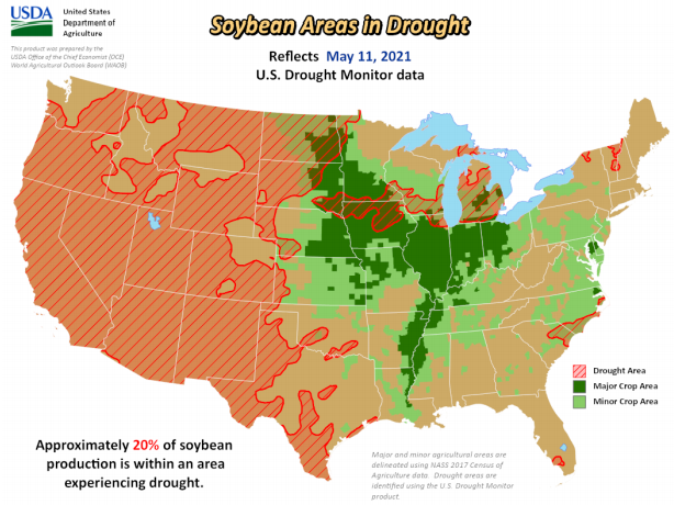 GrainStats's tweet photo. 🔥US Drought Monitor🔥
Grain Production Areas Experiencing Drought(+/- weekly change)
🌽Corn 24% (-2%)
🌱Soybeans 20% (-2%)
🌾Winter Wheat 34% (-1%)
🌾Spring Wheat 82% (0%) https://t.co/VL5Y78MC9b