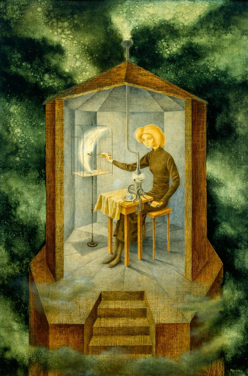 Remedios Varo.
Papilla estelar, 1958.