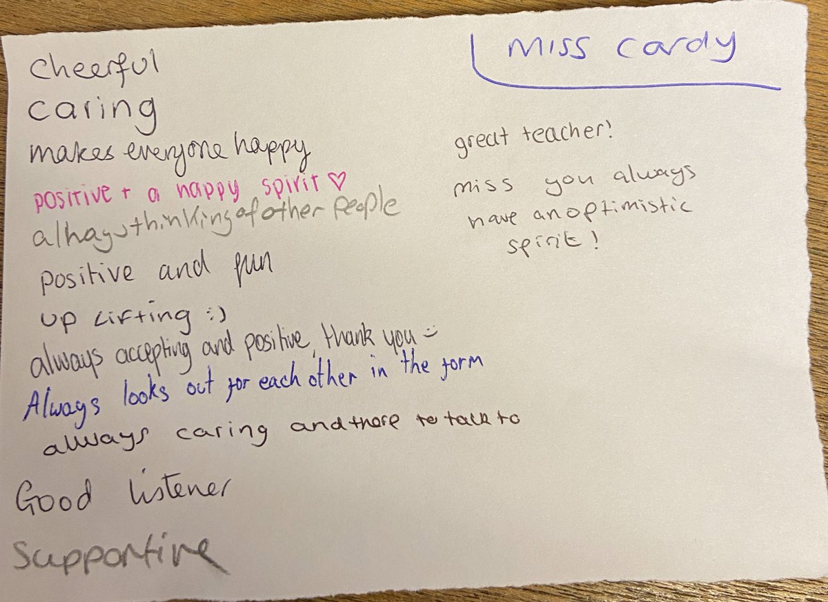 Miss Cardy PE tweet media