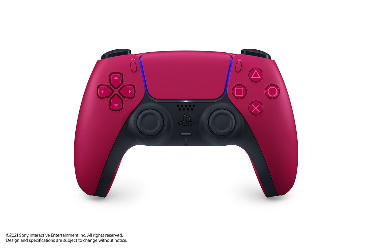 Hitcouk's tweet photo. Available to pre order now, two new DualSense colours coming 18th June:

Cosmic Red https://t.co/pIbuSIugBB

Midnight Black https://t.co/lxy0E2yAsc

Pre order now &amp; pay nothing until release
#PlayStation5 #dualsense #PS5 #ps5restock #ps5restockuk #ps5stock #PS5drop https://t.co/9Azcvvx4Tb