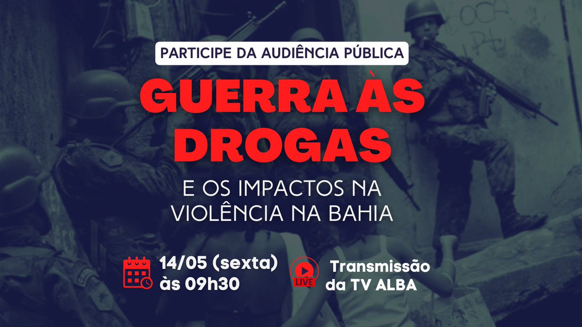 É HOJE!!!! 

Acompanhe a transmissão da Audiência, a partir das 9h30, através do Canal da TV ALBA: youtube.com/c/TVALBA