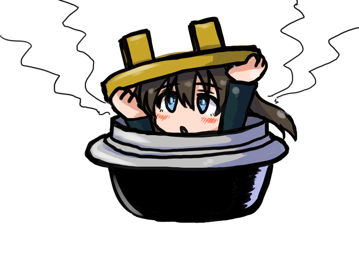 炊きたてですっ 一緒に釜ヶ咲3rd Day1 紺ぺのイラスト