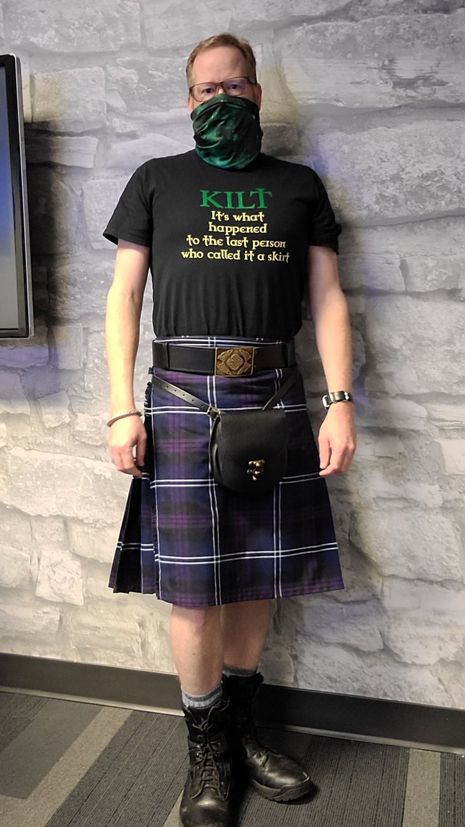 KiltedG's tweet image. No attempt at wit today, just happy #TartanThursday! Wearing Heritage of Scotland today