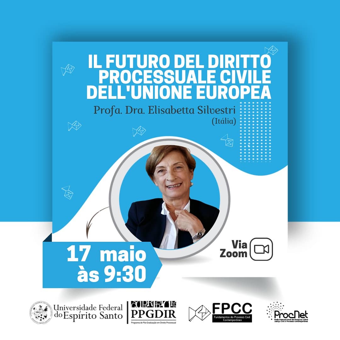 PPGDir's tweet photo. Inscrições: https://t.co/QUczsIXNN8 Nas manhãs de segunda-feira, o PPGDIR junto com o Grupo de Pesquisa FPCC, coordenado p/ @HermesZanetiJr recebe convidados renomados na academia para palestras e debates sobre questões contemporâneas do processo civil no BR e no mundo https://t.co/GBolpFfCG2