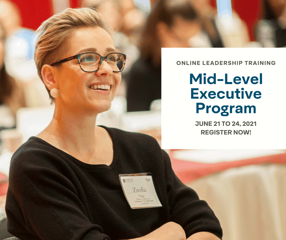 SmithExecEd's tweet photo. Develop your self-awareness as a #leader and build influence through powerful #communication. Register now for the #SmithExecEd Mid-Level Executive Program! Early Bird Pricing: https://t.co/Iah9T8Xq0V #WomenLeaders https://t.co/wOAFa2woWN