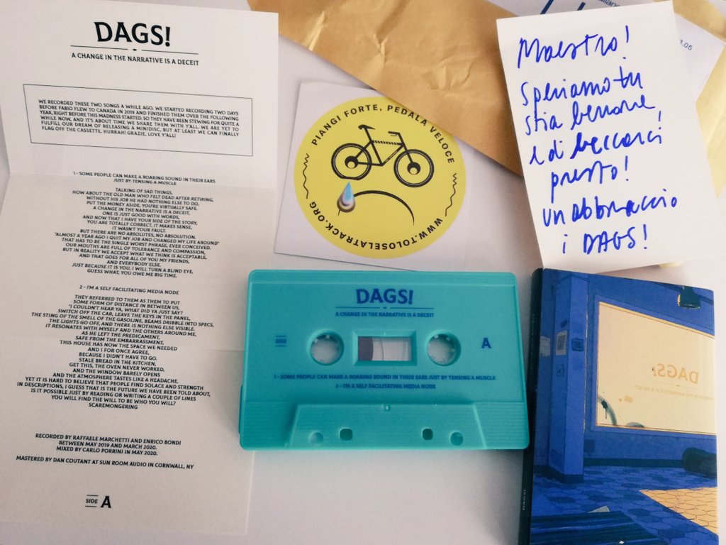 È arrivata posta dai <a href="/bandofdags/">DAGS!</a>  🚵 @latrack #cassette