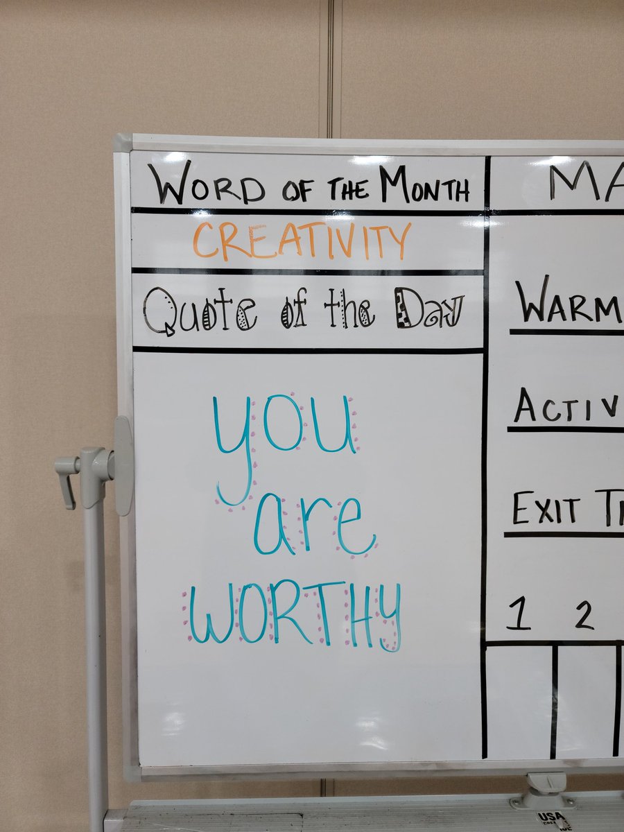 cheryllm980's tweet photo. PE Quote of the Day: positive affirmations @RISgreatness #robinsonintermediate #RobinsonISD https://t.co/jrO1Wvzleb