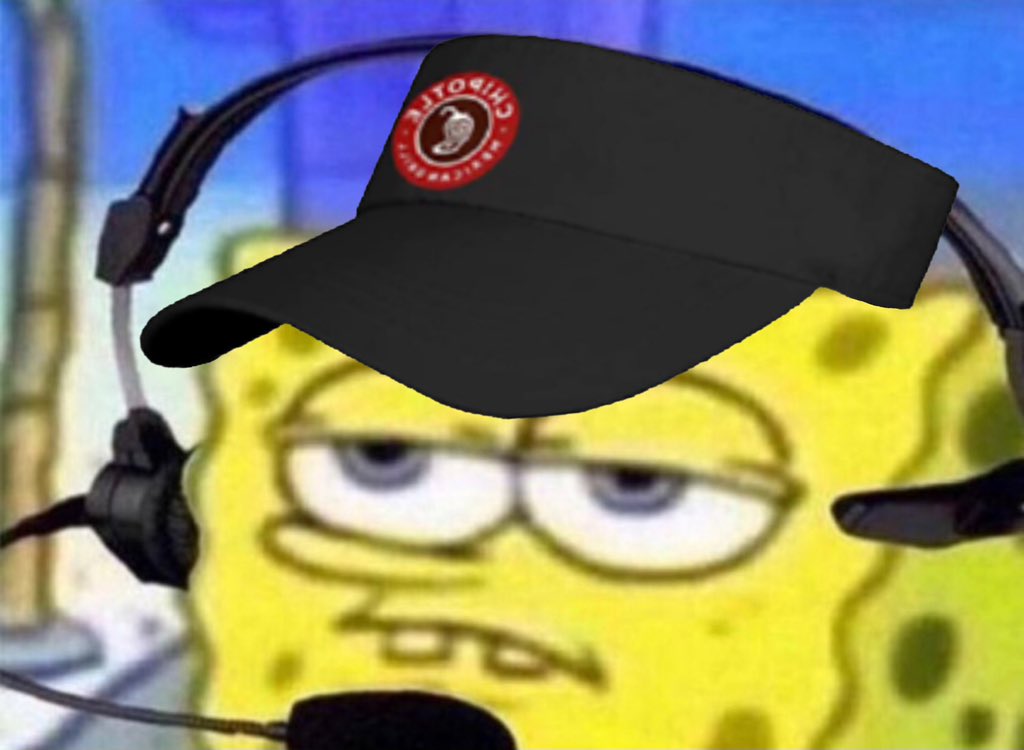 blurrysvocals's tweet photo. the chipotle worker after i ask for the twenty one pilots burrito for the third time that week https://t.co/s7EHWq4Kab