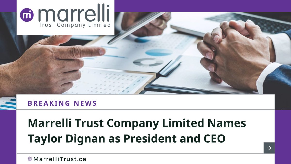 Marrelli Trust Company Limited tweet media