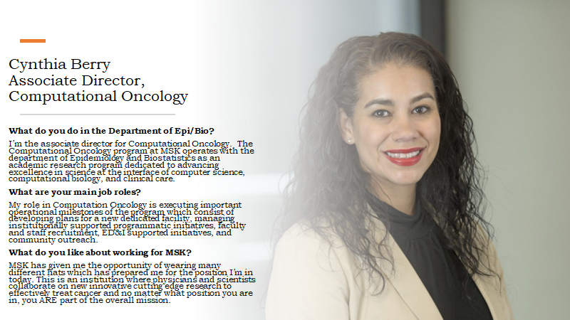 Memorial Sloan Kettering Biostatistics Service on X: &ldquo;Say hello to 