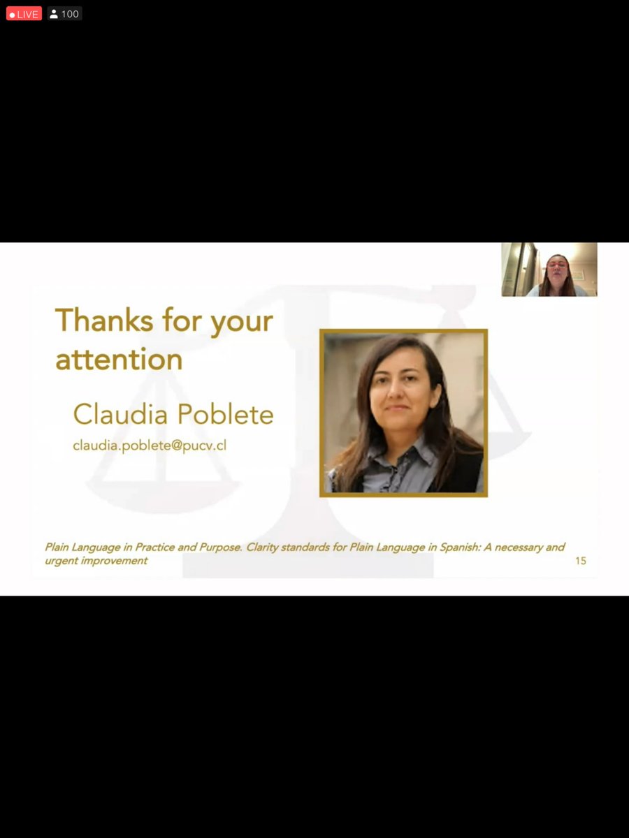 roxanatraduc's tweet image. Day 3. #AccessForAllConference 

Claudia Poblete Olmedo. 
Plain Language clarity standards for Spanish: need and urgency 
🙌🏻 must-see 🙌🏻

 #plainlanguage #lenguajeclaro #traductor #translator