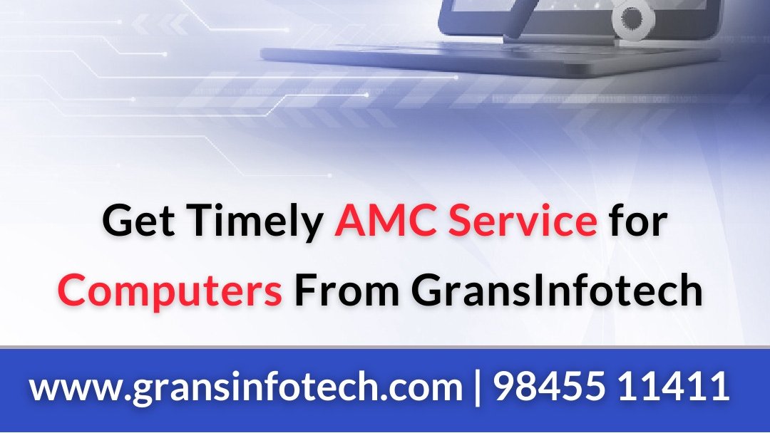 GransInfotech's tweet photo. Grans Infotech is providing Computer/ Laptop AMC services at your doorstep!!  

Our expert technicians will reach your home and go through your product!! 

Call us to know more about the rental services: 98455 11411

 Visit Our Website:- https://t.co/D7UI5oj42f
#gransinfotech https://t.co/CcFjCSqTgx