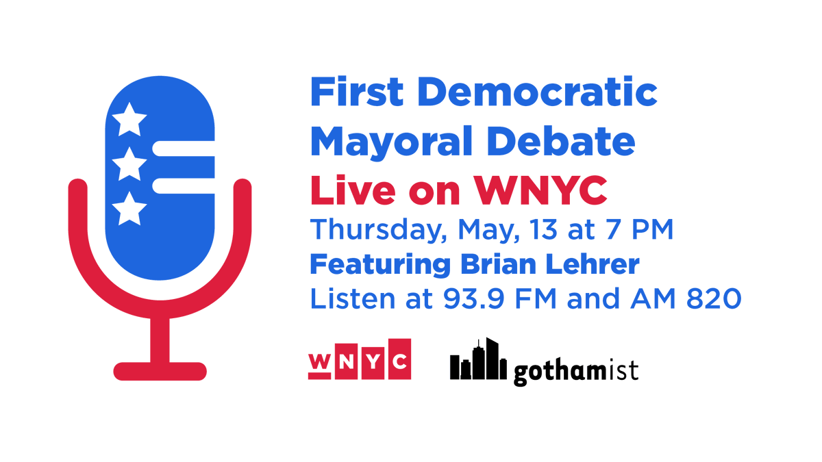 TONIGHT: The eight major Democratic candidates vying to be the next mayor of New York City face off in the first official debate of the campaign season. 

Tune in to WNYC from 7-9 pm. Or stream at WNYC.org.