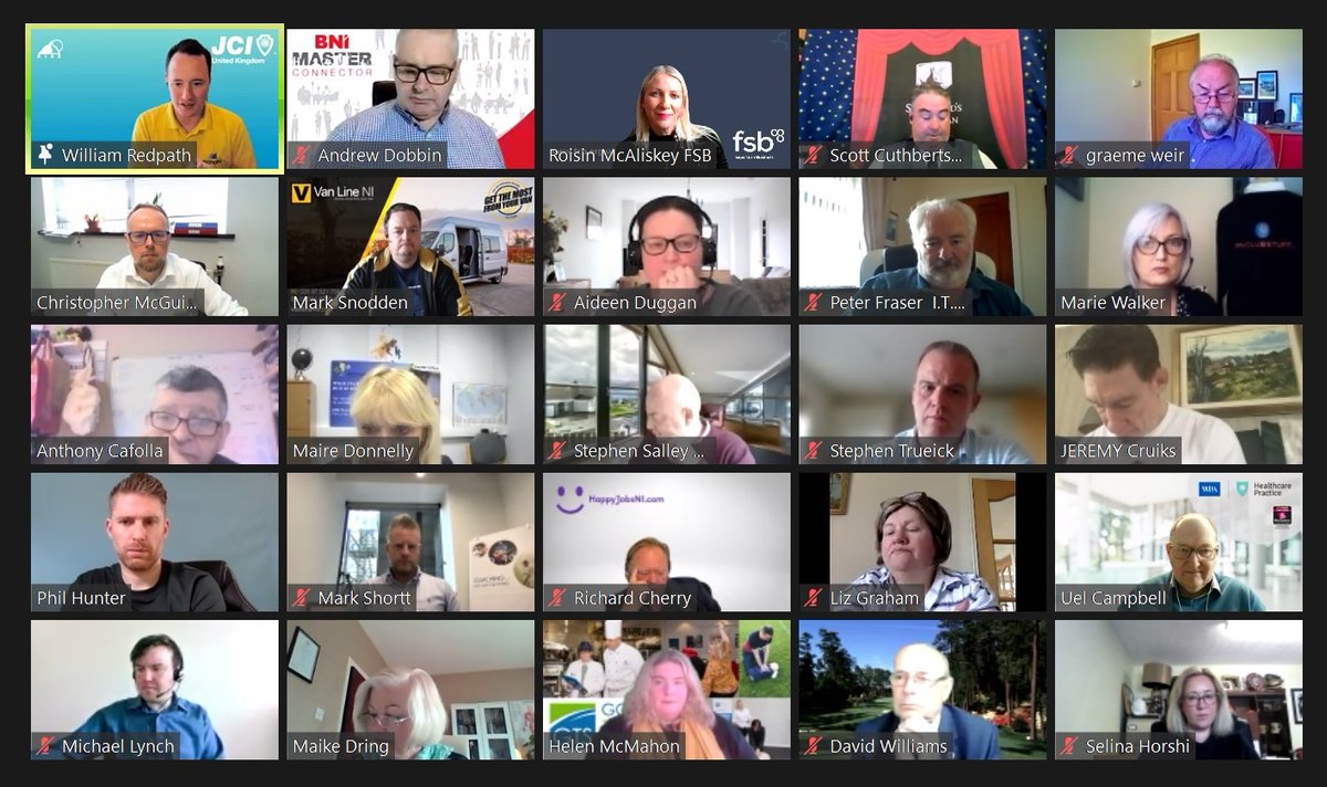 A brilliant joint networking event with <a href="/andrewdobbin/">The Business Mindset</a> <a href="/BNI_NI/">BNI Northern Ireland</a> &amp; William <a href="/JCI_UK/">JCI United Kingdom</a> this afternoon. Great to connect with 40+ businesses &amp; share FSB's benefits. 
Thanks to Scott <a href="/scotlandsmagic/">Scotland's Magician</a> &amp; David <a href="/profectgolf/">David Williams</a> for their entertaining &amp; thought provoking contributions

#connecting