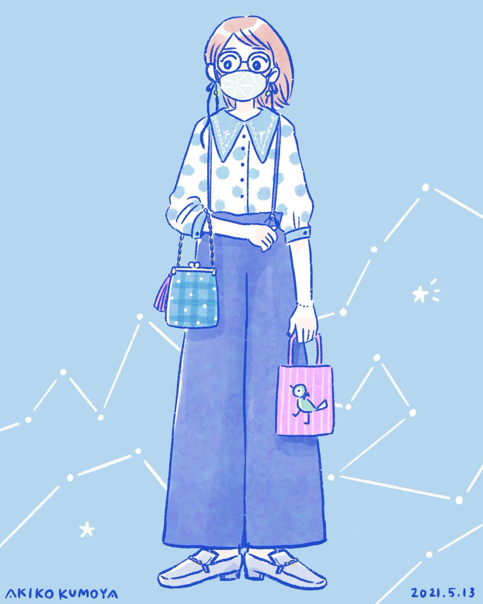 最近漫画ばかり描いてたので息抜き お買い物行きたいなぁ 絵を描く息抜きに絵 くもやあきこのイラスト 最近漫画ばかり描いてたので息抜き お買い物行きたいなぁ 絵を描く息抜きに絵 くもやあきこのイラスト