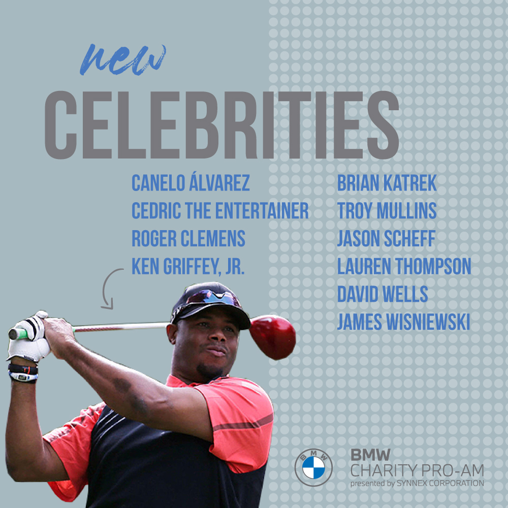 BMWCharityProAm's tweet photo. Welcome to all new and returning celebrities playing in the 2021 @BMWCharityProAm presented by SYNNEX Corporation! We can’t wait to see you on the green June 7-13!
•
#BMWCharityProAm #BMWProAm #KornFerryTour #yeahTHATgreenville #GreenvilleSC #spartanburgsc #greersc #discoversc https://t.co/IrC4Mcis7m