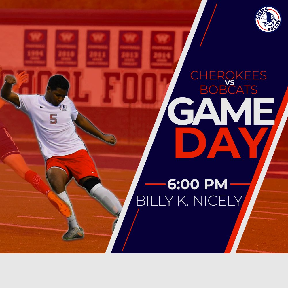 ‼️DISTRICT CHAMPIONSHIP‼️
•
Come support the Cherokees tonight as we take on the Central Bobcats for the district championship! #GoKeez