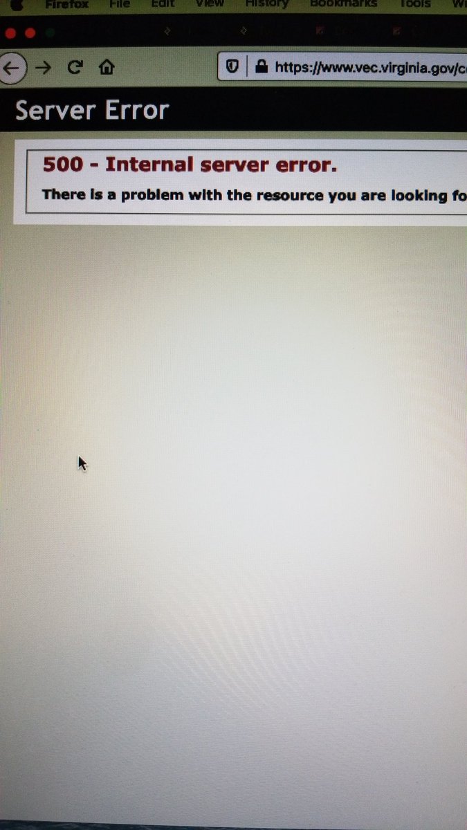 DevorahAnnice's tweet photo. @vaemploy is the website down? I'm unable to connect and I'm getting a 500 - Internal Server Error https://t.co/s61GXixRGy