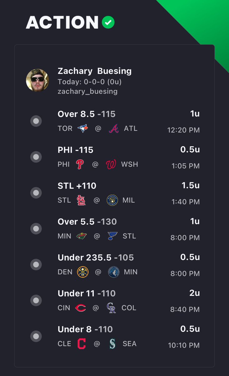 overunderking1's tweet photo. Check out my Action picks for today! https://t.co/ZJuNPDWbiY https://t.co/2E4JhwiGFZ