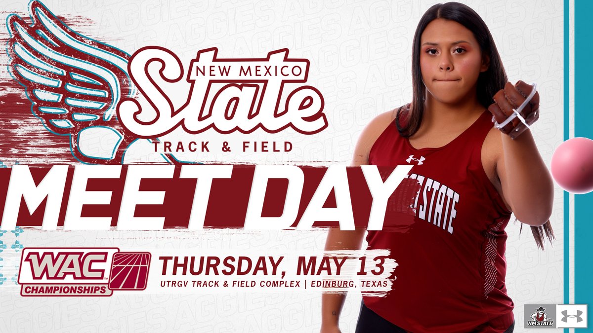 We want this 🏆 and the journey begins today at the <a href="/WACsports/">The Western Athletic Conference</a> Championships 🎽 #AggieUp

⏰ 9 a.m. | Hammer Throw
⏰ 2 p.m. | Javelin
⏰ 7 p.m. | 10,000-meter run
📺 (field) | bit.ly/31Ppjvk
📺 (track) | bit.ly/369tqoF
📊 | bit.ly/3eIL1It