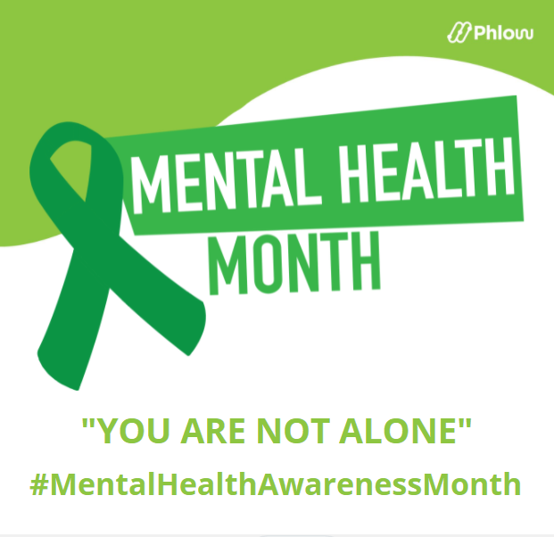 PhlowUSA's tweet photo. May is mental health awareness month, a time to fight stigma, provide support, educate the public, &amp; advocate for policies that support people with mental illness &amp; their families. Phlow Corp supports the @NAMI in amplifying the messaging of “You Are Not Alone,” during #MHAW2021 https://t.co/NkhHxtFTiO