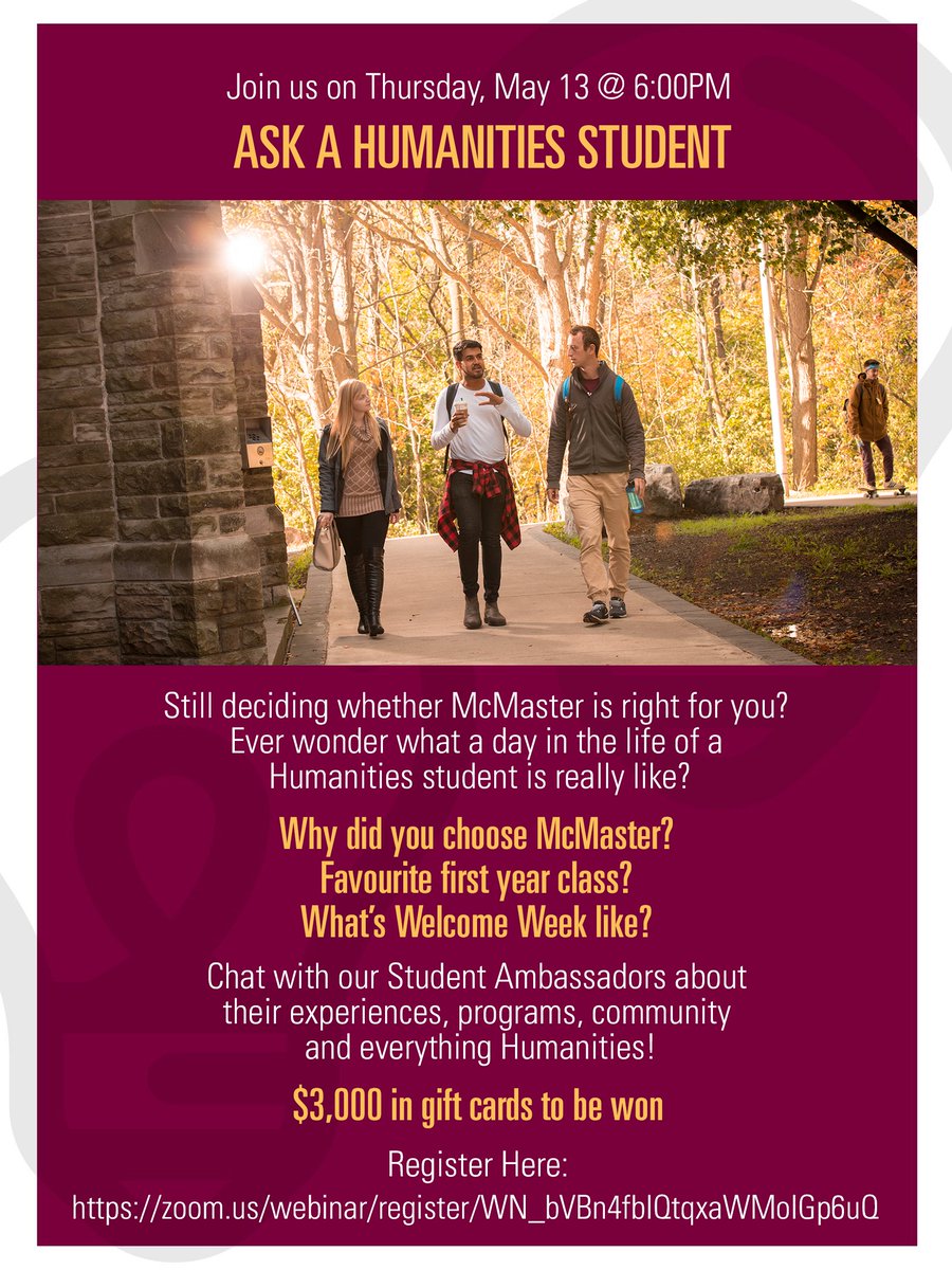 McMaster Humanities tweet media