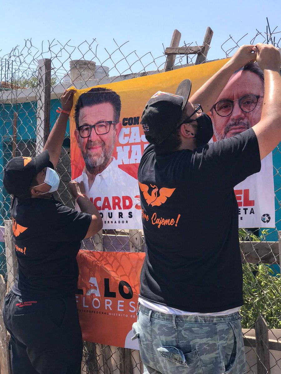 Seguimos marcando nuestro territorio, el sur pondrá gobernador!!
<a href="/r_rbc/">Ricardo Bours C</a> <a href="/MovCiudadanoSon/">Movimiento Ciudadano Sonora | Movimiento Naranja</a> <a href="/AbelMurrietaG/">Abel Murrieta</a>