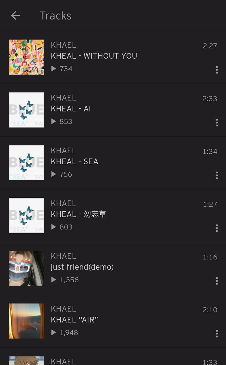 luckylienn's tweet photo. what do I need to do to make khael's soundcloud go viral, he did not produce all these songs to hear that he can't make his own music 🤨
https://t.co/MVpCUII8yk https://t.co/7VezkhN7wV