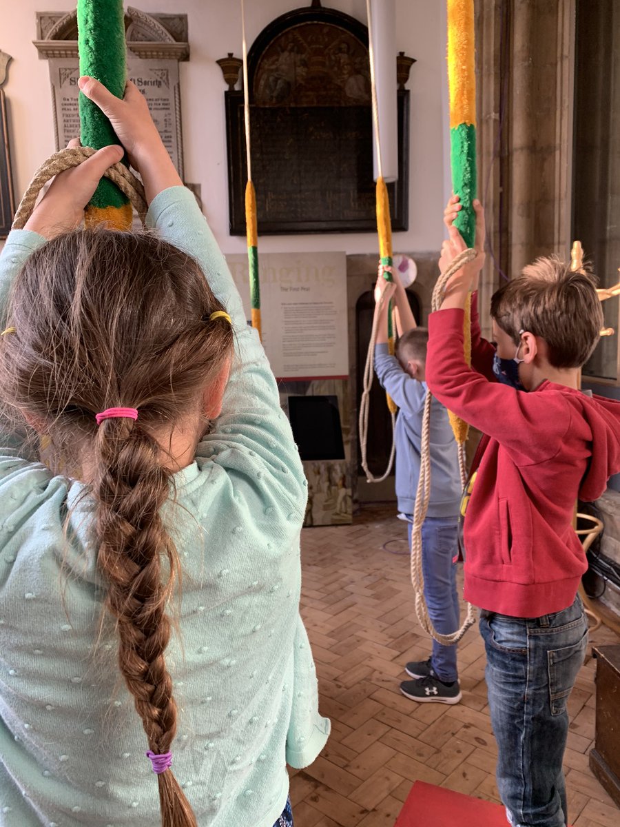 Yesterday we welcomed back our young ringers <a href="/StPeterMancroft/">St Peter Mancroft</a>. It’s been 14months since we last rang. They’ve not forgotten and despite it being so long huge progress was made. We are looking forward to hearing our bells ring again. <a href="/DioceseNorwich/">Diocese of Norwich</a> <a href="/RingingTeachers/">Asn Ringing Teachers</a>.