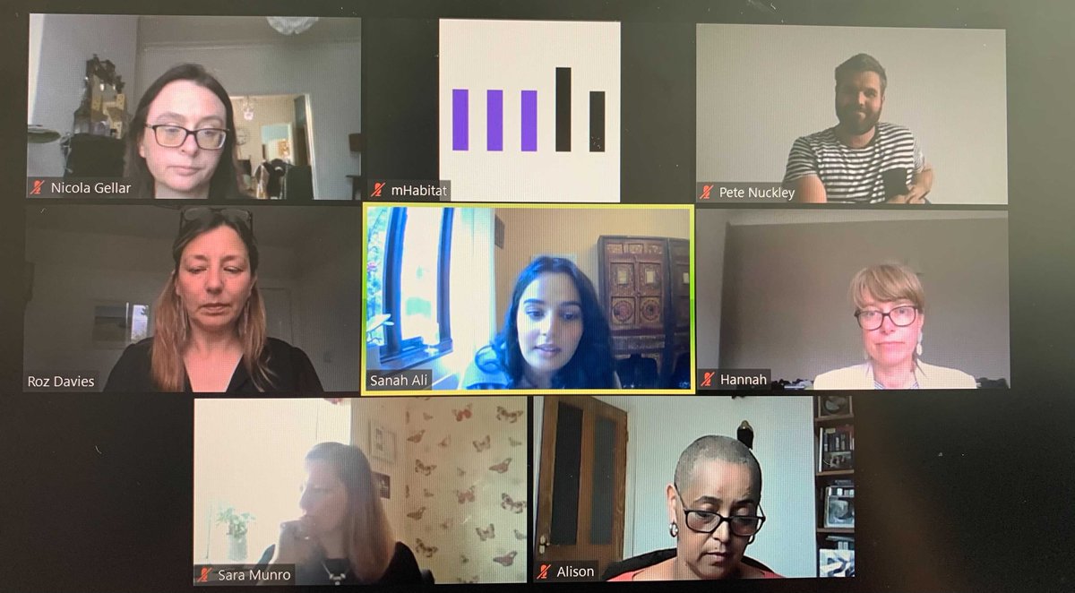 TweetsByThrive's tweet photo. Our very own @SanahAli18 giving updates on how the @MindWellLeeds website has changed and kept up to date to provide #Coronavirus support during the #pandemic with over 51,000 hits on the hub! #MindwellRefresh https://t.co/QbWayFl15E