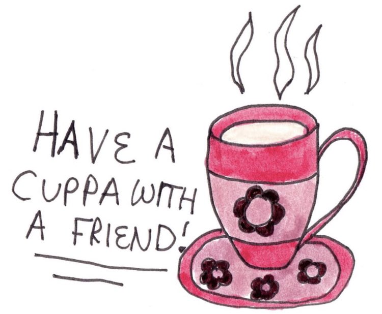 PLEASE SHARE! 
Monday 17th May 9-1pm come down &amp; have a cuppa with us at the centre, we are re-opening the centre with still some of the guidelines in place, come and see our new outside area too! 
see you all soon