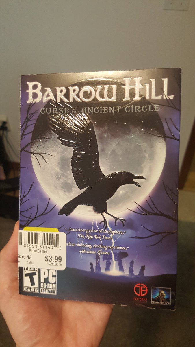 RetroReminder's tweet image. A nice thrift find! I usually go for more vintage stuff but this box just called to me. Beautiful embossing. 

#bigboxpcgame #retrogaming #thrifting