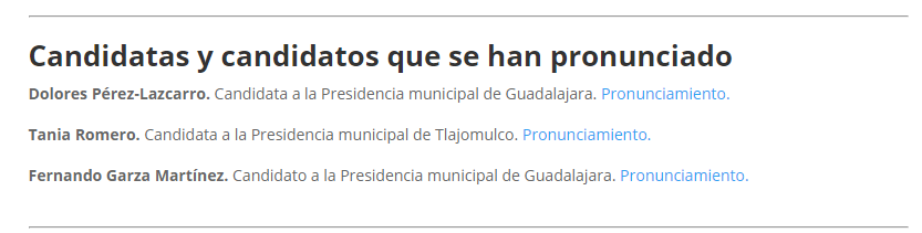 OCMTP_JAL's tweet photo. Hasta el momento dos candidatas y un candidato se han pronunciado a favor de realizar acciones para mejorar la movilidad en los gobiernos de los municipios que buscan representar. #ActúoPorLaMovilidad 

¿Quién más actúa por una mejor ciudad? 
https://t.co/tHmmCsjYCl https://t.co/MpVWMrtIOs
