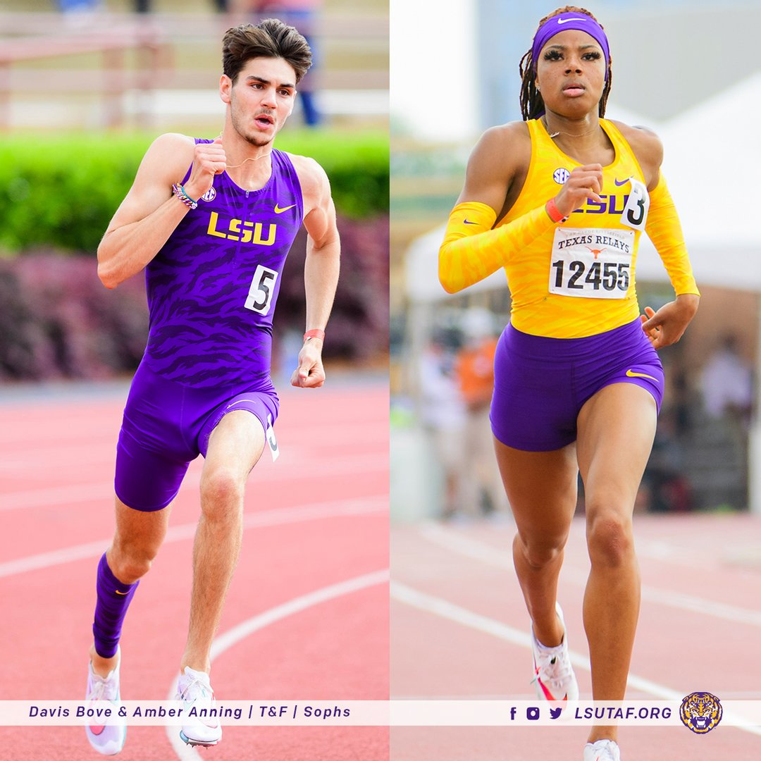 The <a href="/LSUTrackField/">LSU Track & Field</a> team in the No. 1️⃣spot! 🙌🏽

Born for ultimate speed and focus, our student-athletes have what they need to compete at the highest levels through the generosity of TAF donors. 

Let's cheer on our Tigers to victory this weekend! #BornToBeTigers #HereForTigers