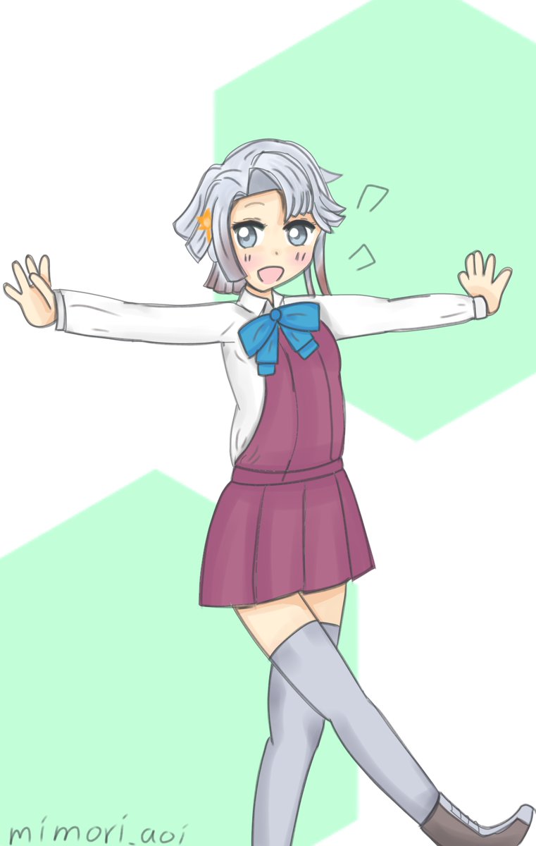 艦これ 描けば出る ドロップ祈願も兼ねて まだ見ぬ秋霜ちゃん 2でドロップ報告が 水守 みもりのイラスト