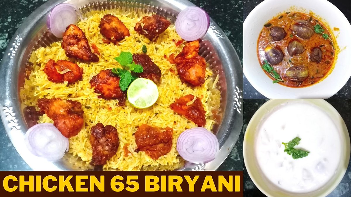 ElamathyJ's tweet photo. Eid Mubarak friends 🕋🕋
Here s our Eid spl recipe 😋😋
https://t.co/17nfjbiFAA
#chicken65biriyani #brinjalchutney 
Check it out n let me know ur valuable feedbacks 😍😍
Stay home stay safe https://t.co/GN0BaFfqlh