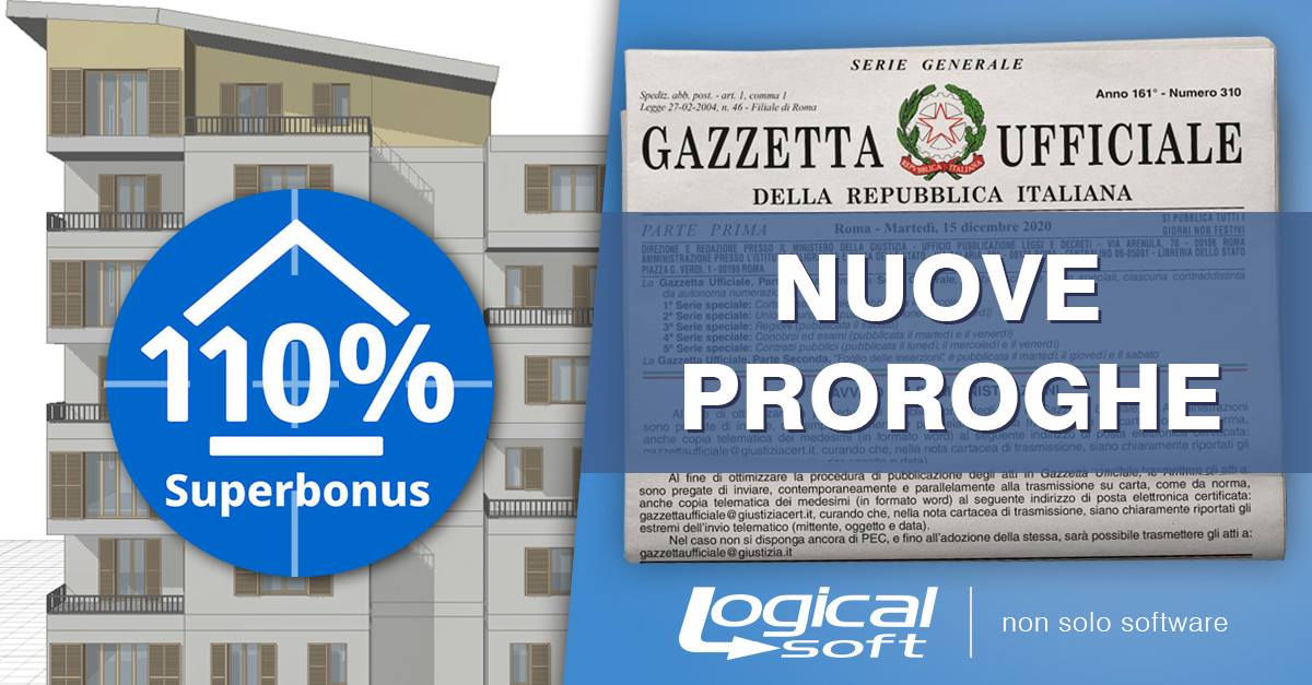 Proroga Superbonus in Gazzetta.
Il premier Draghi aveva annunciato importanti novità per il Superbonus nel 2023. Ora, nella Gazzetta Ufficiale n. 108 del 07/05/21 si iniziano a vedere i primi passi di questo impegno. Vediamo le novità: logical.it/blog/ecobonus/…