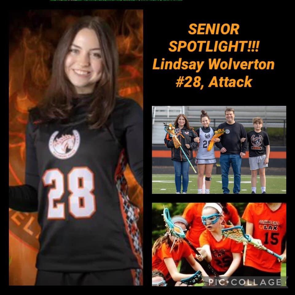 DHHSladylax's tweet photo. ⭐️ Senior Spotlight⭐️

LINDSAY WOLVERTON,#28
Attack 
Lindsay started playing for the Delaware Girls Lacrosse Club in the 5th grade. She will be continuing her lacrosse career as a Battling Bishop for Ohio Wesleyan University and is currently undecided.  

Congrats Lindsay!🧡🖤 https://t.co/oPCS4Yoqpp