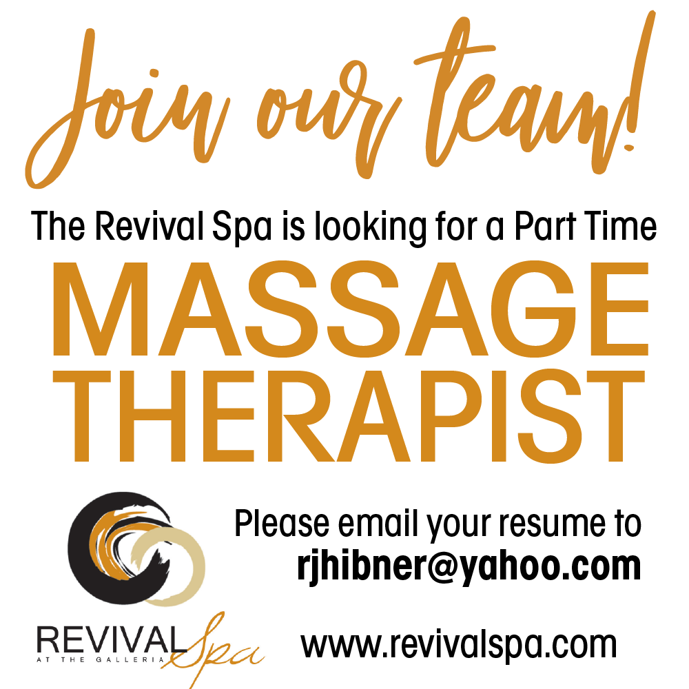 We are looking at a great licensed massage therapist to join our team! Contact us today! :)