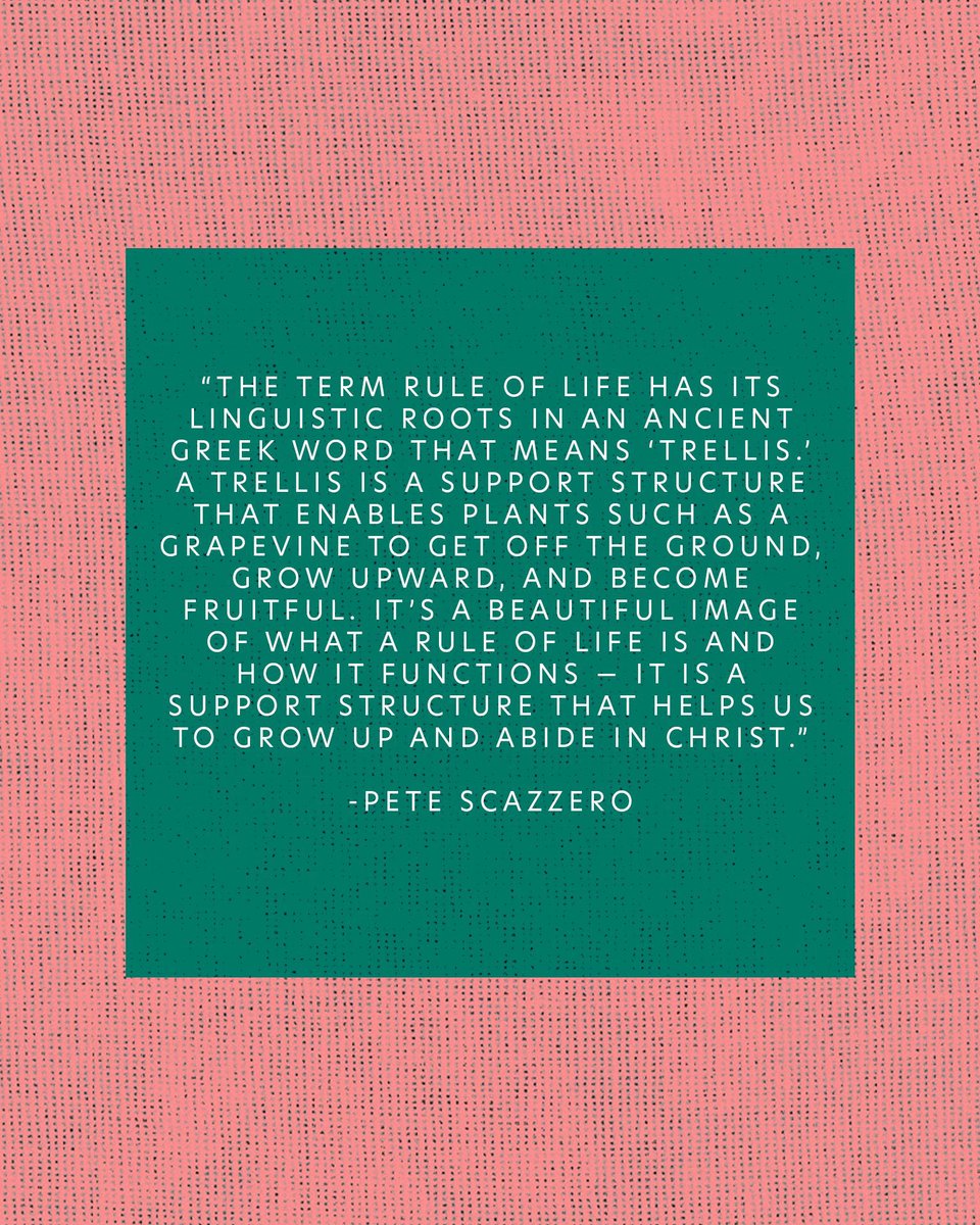 cmmntycc's tweet photo. What is a “Rule of Life”? Design your own at https://t.co/whtYQEbPIu #EliminateHurry https://t.co/BZ9Gnni48f