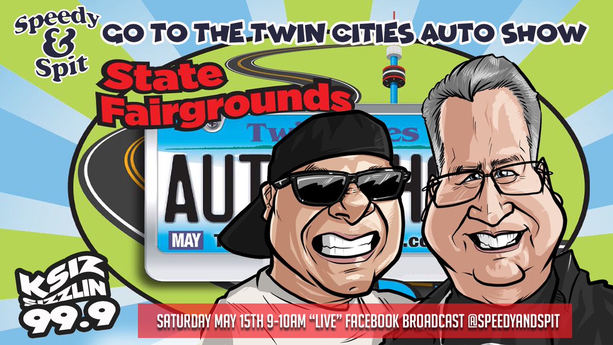 Sizzlin999's tweet photo. Walk with Speedy and Spit on a Facebook “LIVE” broadcast at the @TCAutoShow on Saturday May 15th 9-10AM https://t.co/6pQhHdAQ5B https://t.co/QsFnVvxwqk