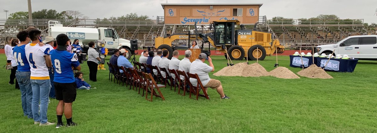 <a href="/OdemEdroyISD/">Odem Edroy ISD</a> ground breaking for new their new athletic facilities <a href="/OdemAthletics/">Odem Owl Athletics</a>

#hellasbuilt #sports #construction #designbuild