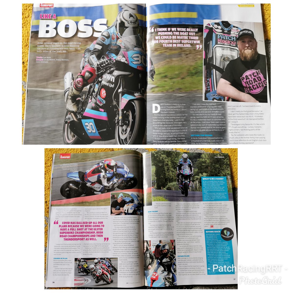 PatchRacing's tweet image. a nice writeup in @UKClubSport this month on everything Patch Racing 😀

#PatchRacing #colinjbrownltd #ukclubsportmagazine