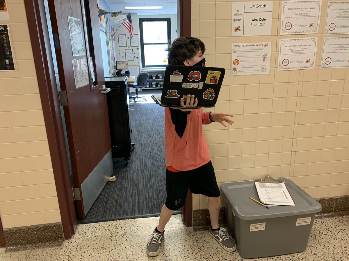This amazing student greeted everyone at our door and took their lunch order while listening to Jitterbug by Wham! It’s already a great day in room 237. #ilovemyjob <a href="/Newark_KS/">Newark_KS</a> <a href="/NewarkCSD/">Newark Central School District</a> #iteachawesomekids