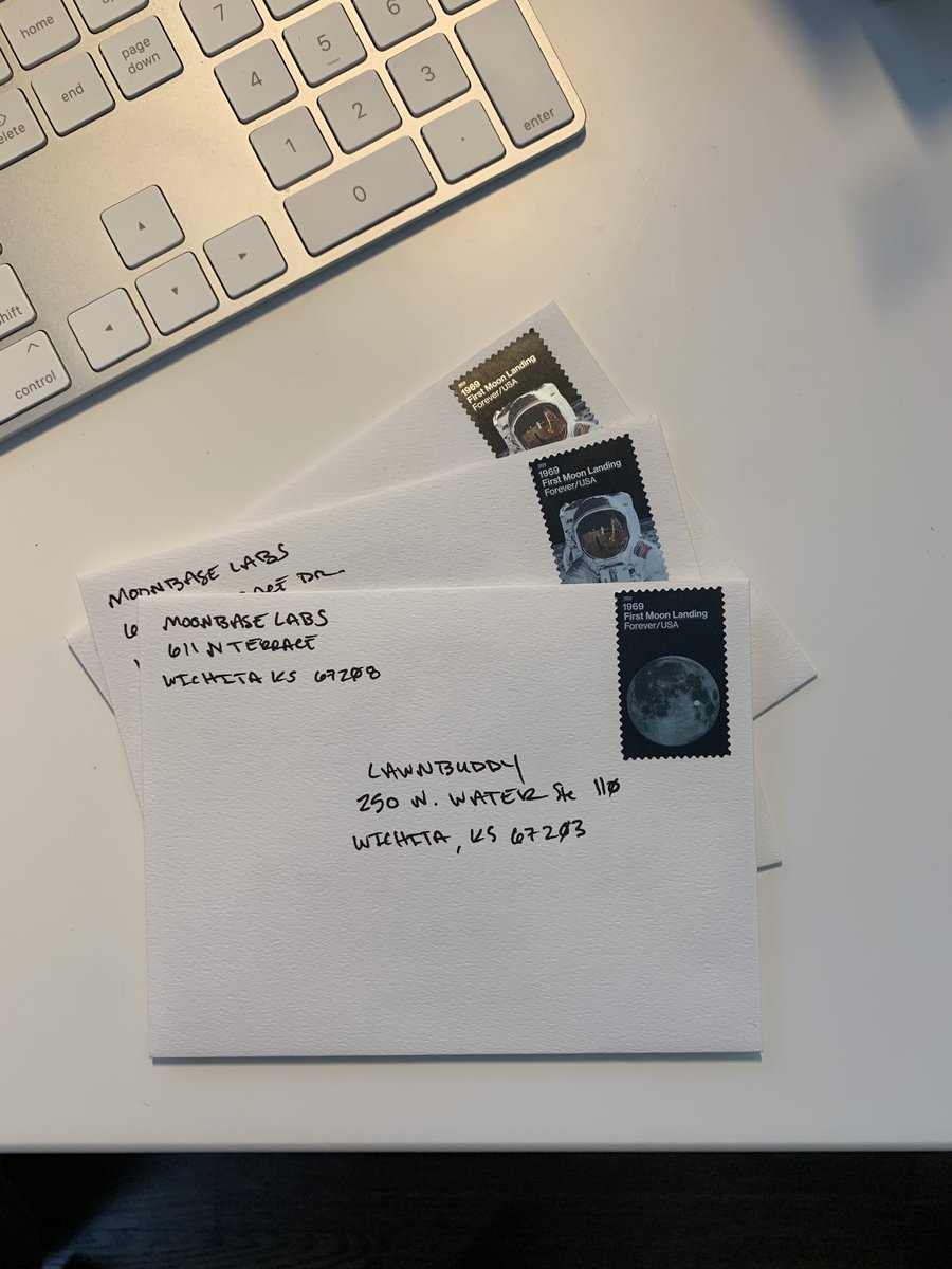 Letters going out today. ⁦<a href="/lawnbuddyict/">Lawn Buddy</a>⁩ needs to watch for that postal worker 👀