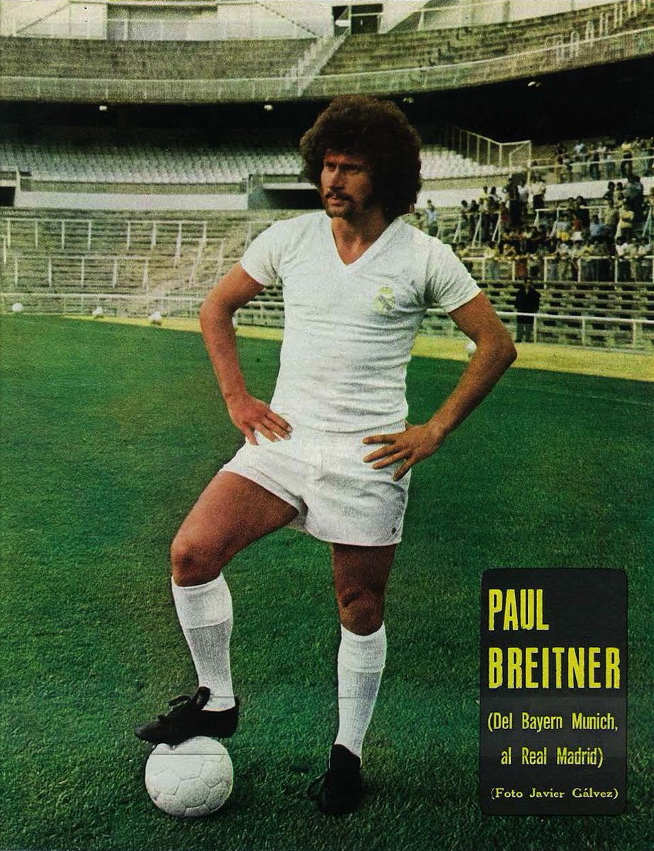 RetroFootball20's tweet photo. Paul Breitner #RealMadrid https://t.co/TmZrYBe3gO